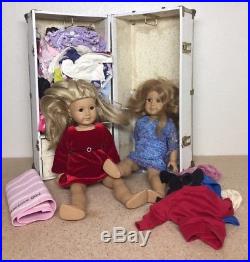 Two American Girl Doll And Accessories