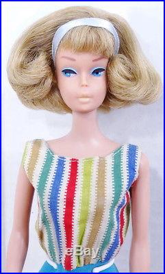 Ultra Rare European Blonde Low Color Side Part American Girl Barbie Doll