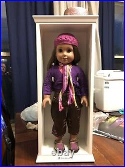 Used 2005 Girl of the Year American Girl Doll Marisol outfits, Bk, Display Case