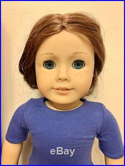 Used American Girl Doll Saige In Original Outfit, Earrings With Original Box