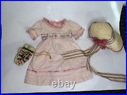 VGUC American Girl Doll Caroline with Meet Outfit, Accessories, & Holiday Outfit