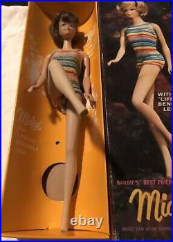 VINTAGE Barbie AMERICAN GIRL Lot Plus BEND LEG MIDGE In Original Box. 6 Dolls