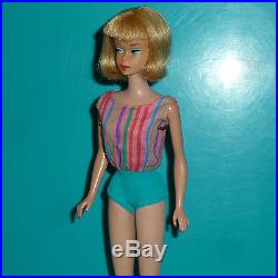 Vintage Long Haired American Girl / Ag Bendleg Barbie Doll W Orig Box & Access