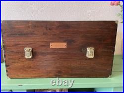 VTG American Girl Doll Samantha AND personalized AG Wooden Trunk! Christmas Joy