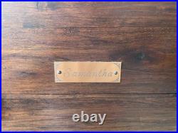 VTG American Girl Doll Samantha AND personalized AG Wooden Trunk! Christmas Joy