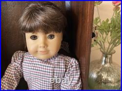 VTG American Girl Doll Samantha AND personalized AG Wooden Trunk! Christmas Joy