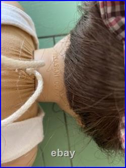 VTG American Girl Doll Samantha AND personalized AG Wooden Trunk! Christmas Joy