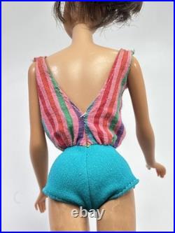 VTG Page Boy Brunette American Girl Barbie Bendable Leg Doll 1070 Mattel Japan