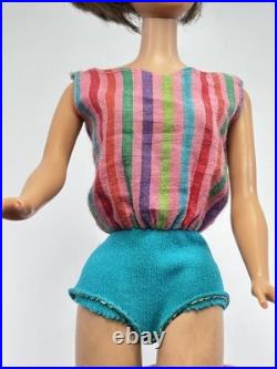 VTG Page Boy Brunette American Girl Barbie Bendable Leg Doll 1070 Mattel Japan