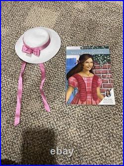 Very Gently Used American Girl Marie Grace Original Box 18 Doll White Hat Book