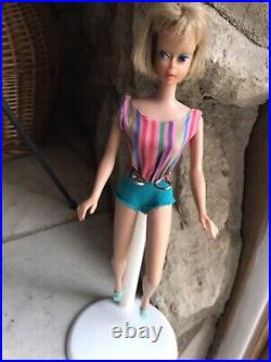 Vintage 1960s Original Mattel American Girl Doll High Color