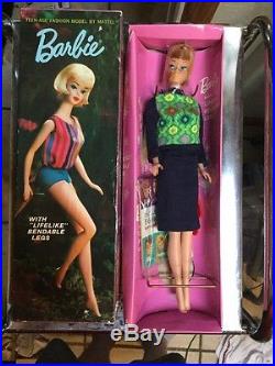 Vintage 1964 Mattel Barbie 1070 Titian American Girl Short Hair Doll WithBox