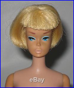 Vintage 1965 Mattel Barbie American Girl Blonde Doll Bendable Leg OSS Mint HK19