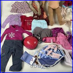 Vintage American Girl Doll 2008 huge lot clothes accessories (for restoration)