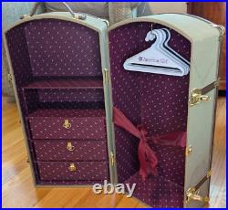 Vintage American Girl Doll Trunk withhangers