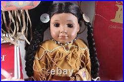 Vintage American Girl Kaya Doll Pleasant Company 2002 18 with Appaloosa Bed Roll
