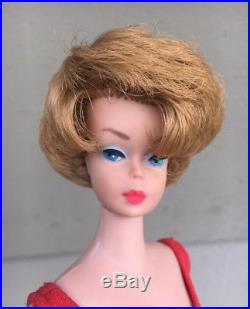 Vintage Ash Blonde American Girl Faced Bubblecut Barbie Doll OSS Stunning
