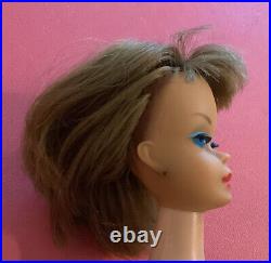 Vintage BARBIE 1965 Long Hair American Girl Doll Light Brown #1070 NUDE