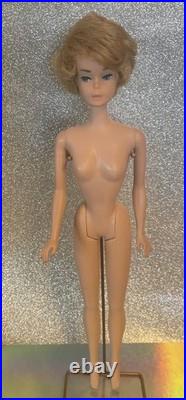 Vintage Barbie /AG face/bendable legs/RARE color magic suit /Easter dress/box