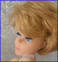 Vintage Barbie /AG face/bendable legs/RARE color magic suit /Easter dress/box