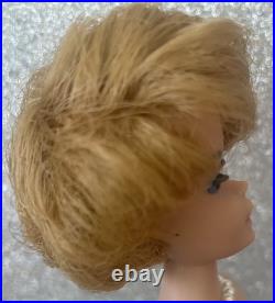 Vintage Barbie /AG face/bendable legs/RARE color magic suit /Easter dress/box