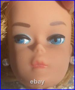 Vintage Barbie /AG face/bendable legs/RARE color magic suit /Easter dress/box