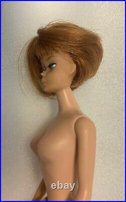 Vintage Barbie American Girl Doll #1170 Long Bob Titan Hair OSS, Mules EXC