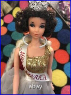 Vintage Barbie Doll Walking Miss America Mattel 1960s