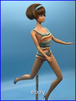 Vintage Barbie Midge Doll American Girl 1080 Brunette Bend Leg Midge So Cute