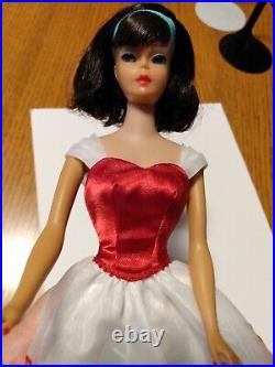 Vintage Barbie Midnight Side Part American Girl Reroot Ooak