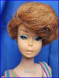 Vintage Barbie Titian Redhead Sidepart Side Part Bubble Cut American Girl