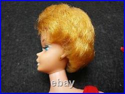 Vintage Blonde Barbie Doll Bubble Cut With Marked 1070 American Girl Head Rim C10