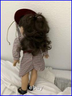 Vintage Early 1990s Samantha American Girl With 2 Outfits. Hat And Doll Hairbrush