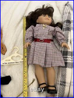 Vintage Early 1990s Samantha American Girl With 2 Outfits. Hat And Doll Hairbrush