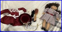 Vintage Early 1990s Samantha American Girl With 2 Outfits. Hat And Doll Hairbrush