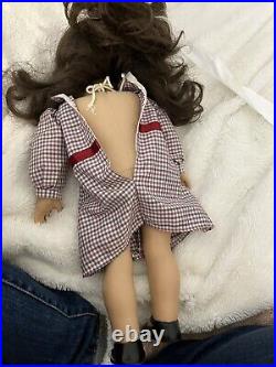 Vintage Early 1990s Samantha American Girl With 2 Outfits. Hat And Doll Hairbrush