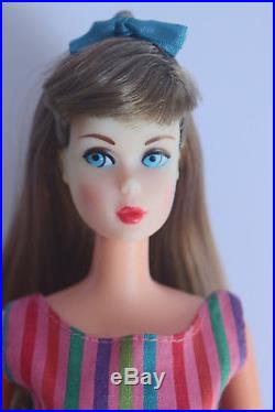 Vintage MOD German Bend Leg Barbie Doll 1966 67 Brownette Auburn American Girl