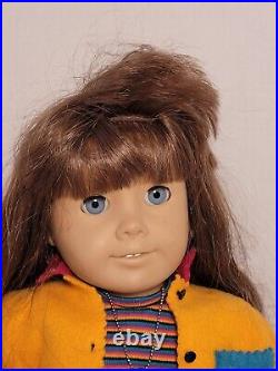 Vintage Pleasant Company Doll American Girl Samantha Brown Hair Blue Eyes