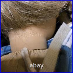 Vintage Pleasant Company Kirsten Larson Doll Original Outfit & Braids