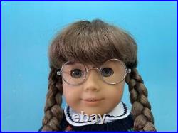 Vintage Retired Pleasant Company Molly Doll American Girl Historical withGlasses