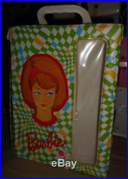 Vintage Side Part American Girl Barbie Rare 1958 Mattel Diamond Doll Case