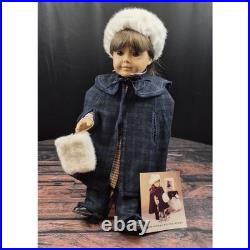 Vtg 1989 Pleasant Company American Girl Samantha Doll White Body Outfits Box Lot