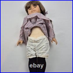 Vtg 1989 Pleasant Company American Girl Samantha Doll White Body Outfits Box Lot