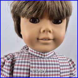 Vtg 1989 Pleasant Company American Girl Samantha Doll White Body Outfits Box Lot