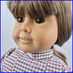 Vtg 1989 Pleasant Company American Girl Samantha Doll White Body Outfits Box Lot