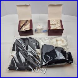 Vtg 1989 Pleasant Company American Girl Samantha Doll White Body Outfits Box Lot