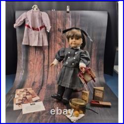 Vtg 1989 Pleasant Company American Girl Samantha Doll White Body Outfits Box Lot