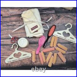 Vtg 1989 Pleasant Company American Girl Samantha Doll White Body Outfits Box Lot