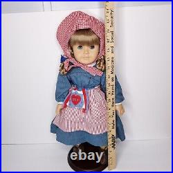 Vtg American Girl Pleasant Company Kirsten Larson Doll 18 With Stand