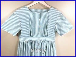 Vtg American Girl Sz 16 Kirsten Summer Dress Like Your Doll with Hat & Pantalettes